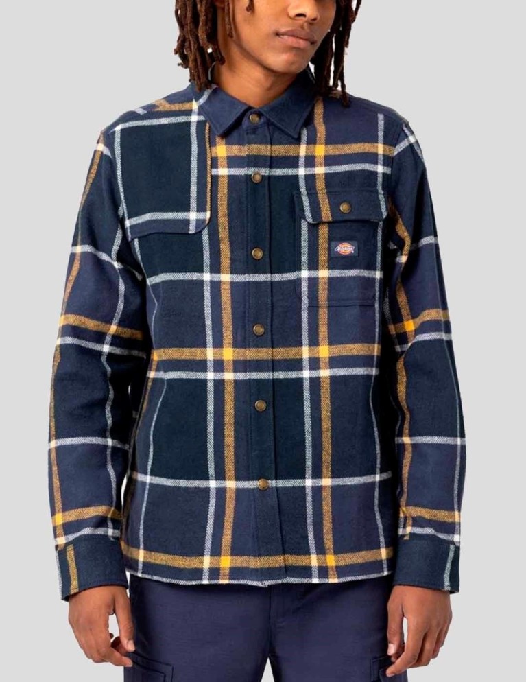 Camisa DICKIES nimmons ls camisa navy blue
